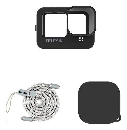Funda De Silicona Suave Telesin Para Gopro 9 10 11 12 Lens C