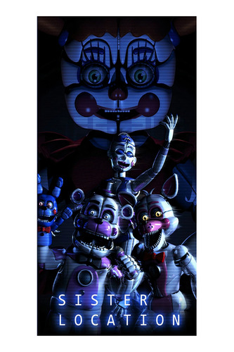 Poster Papel Fotografico Sister Location Baby Fnaf 80x120