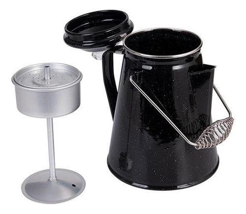 S Cafetera De Percolador De Esmalte, Elegante Jarra De Agua,