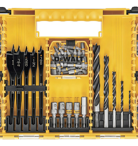 Juego de brocas Toughcase de 160 piezas de Tstak | Dewalt Dwamf160