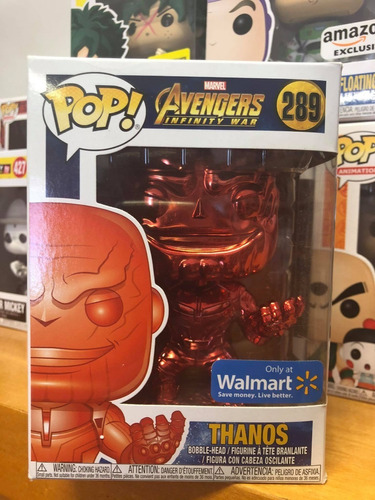 Funko Pop Thanos Avengers Infinity War Waltmart Exclusive 