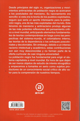 Marxismo Negro - Montañez Pico - Akal