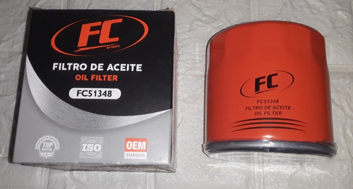 Filtro Aceite Fc51348 Arauca/vitara/ecosport/focus/fiesta1.3