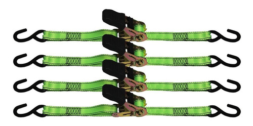 Agarre 4 Repuesto 1 Inch Foot Ratchet Tie Down Set