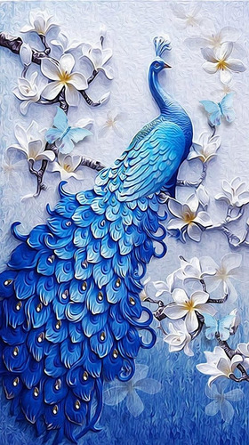 5d Pintura Por Diamantes (4773) Pajaro