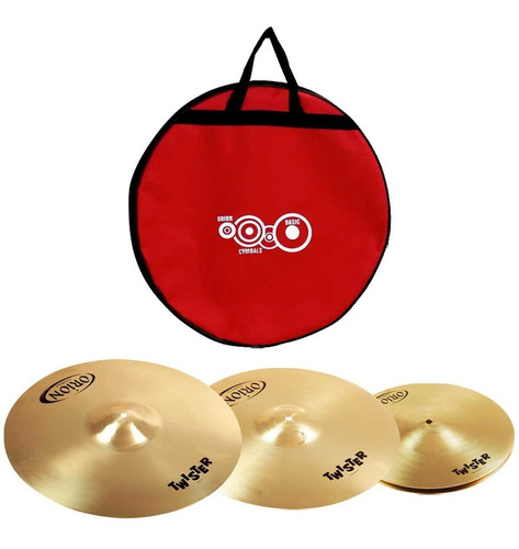 Kit Pratos Orion Twister Set Hi-hat 13 /crash 16 /ride 20 