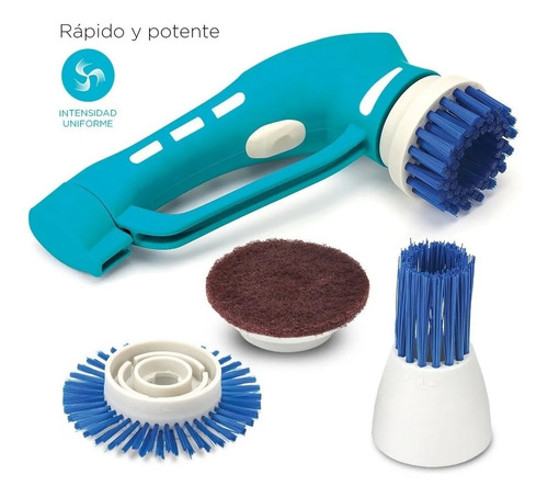 Imagen 3 de 10 de Limpiador Cepillo Eléctrico Multiuso Smart Tek Cocina Baño
