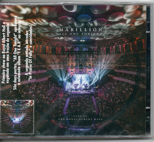 Marillion All One Tonight Live At The Royal Albe 2cds 2 Dvds