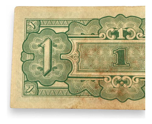 Billete 1 Rupia Durante Ocupación Japonesa A Birmania 1942 (Usado)