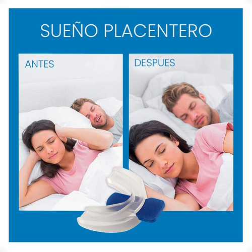 Imagen 3 de 10 de Protector Bucal Bruxismo Antironquidos Con Estuche Otec