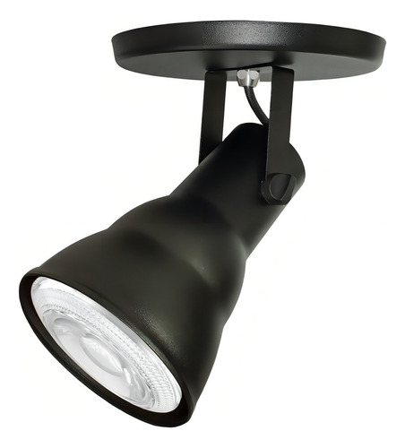 Spot De Sobrepor Hol Direcionável E27 Preto Taschibra 127/220V