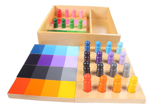 Montessori De Madera Color Que Hace Juego Ordenando Juguetes