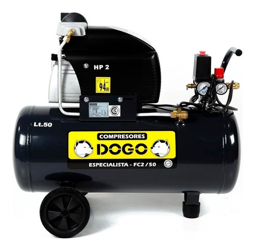Compresor De Aire Dogo Dog50335 2 Hp 50lts 220v Profesional