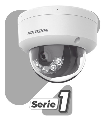 Cámara Ip Antivandalica Hikvision Con Micrófono Color Blanco