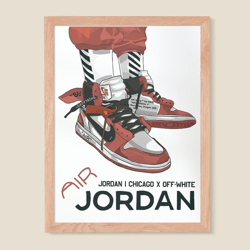 Cuadro Con Marco Nike Air Jordan 03 - Frametastic!