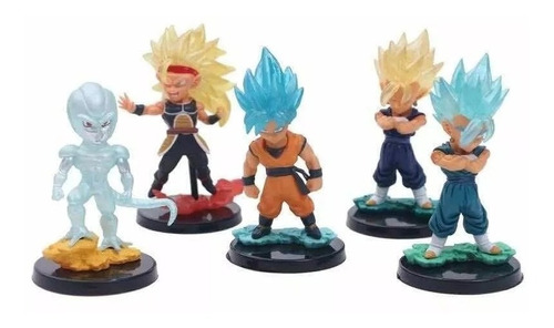 Set De 5 Figuras Colecciobales Dragon Ball Super Goku Broly | MercadoLibre