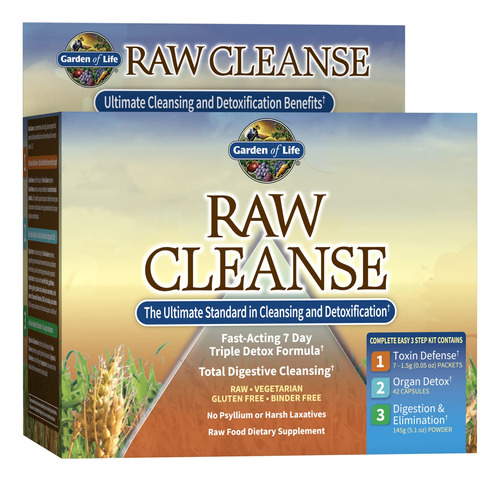 Garden Of Life Detox Cleanse Raw Cleanse Formula De Limpieza