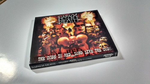 Cd Napalm Death The Code Is Red..long Live The Code Lacrado