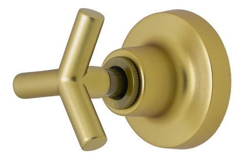 Kit Válvula Lavatório Click + Acabamento De Registro Dourada Acabamento Fosco Cor Dourado