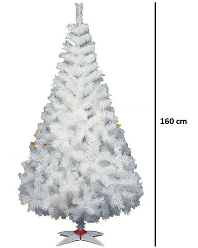 Arbol Navidad Blanco Pino Naviplastic 1.60m Majestic