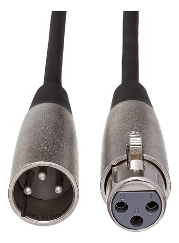 Hosa Blk Cable Microfono 25 Ft Premium Tradicional Xlr Ha Ma