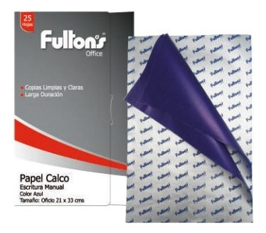 Papel Calco Oficio 25 Hojas Fultons