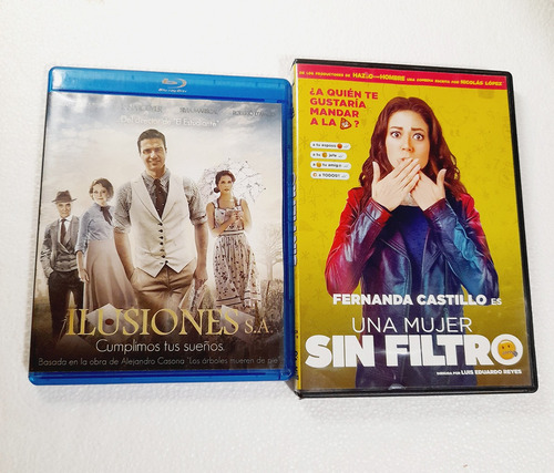 Ilusiones S.a  Blu-ray + Una  Mujer Sin Filtro Dvd 