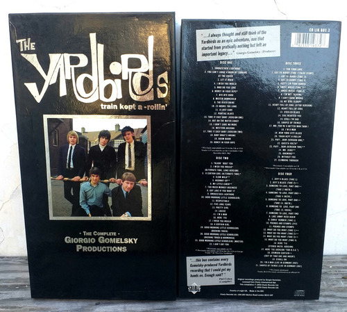 The Yardbirds - Train Kept A-rollin' - Box Set 4 Cd's 1993
