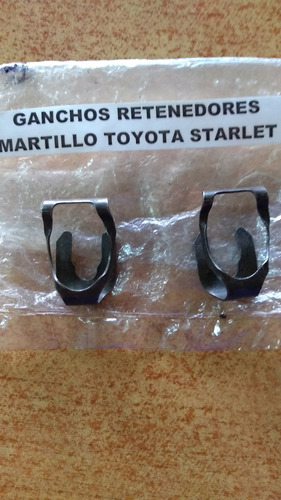 Ganchos Retenedores Para Martillos Toyota Starlet 