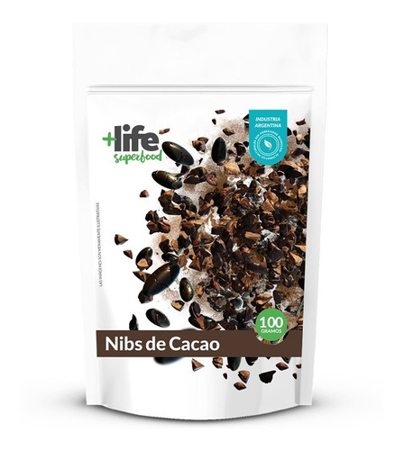Nibs De Cacao En Granos +life Energizante Superfood