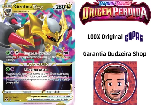 Drapion V Astro - Carta Pokémon Original Origem Perdida, Jogo de Tabuleiro  Original Copag Nunca Usado 76780139
