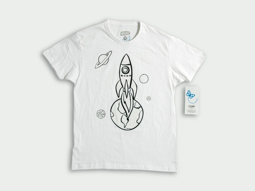 Playera Adulto Cohete Cambia Color