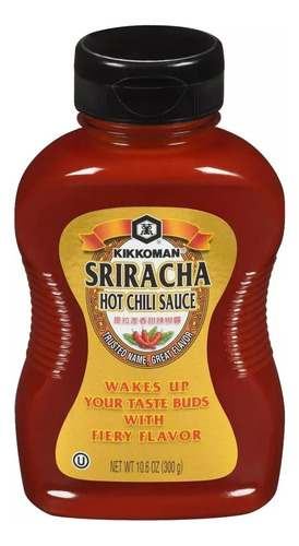 Salsa Kosher Picosa Sriracha 300g Kikkoman Hot Chili Sauce