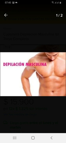 Imagen 2 de 2 de Depilación Masculina