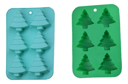 2 Moldes Para Tartas De Árbol De Navidad, Preciosa Herramien