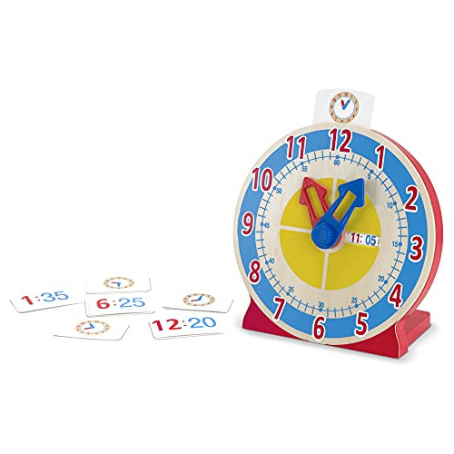 Reloj De Madera Turn &amp; Tell - Juguete Educativo Má...