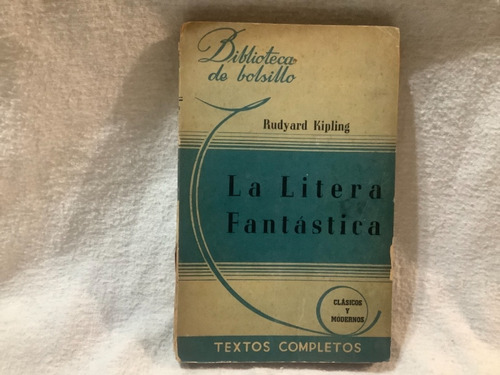 La Litera Fantástica Rudyard Kipling Argentino 1945 Imb