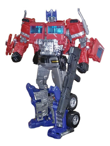 Optimus Prime Rojo Tractor Transformers, 17 Cm Transformable