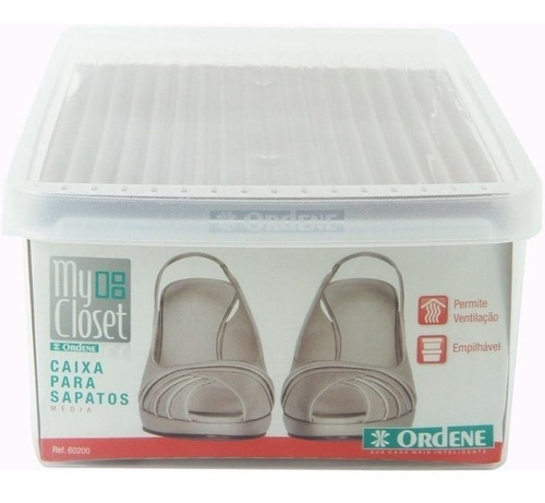 Imagen 2 de 6 de Oferta Del Dia Organizador Mediano De Zapatos Transparente T