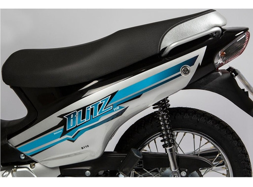 Imagen 6 de 9 de Motomel Blitz 110 V8 Base Rt - 0 Km - Negra - Andes Motors