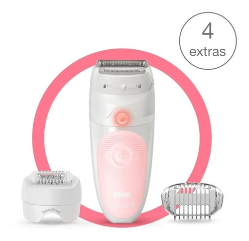 Imagen 5 de 10 de Depiladora Inalámbrica Braun Silk Epil Ses5620 Serie 5 W&d