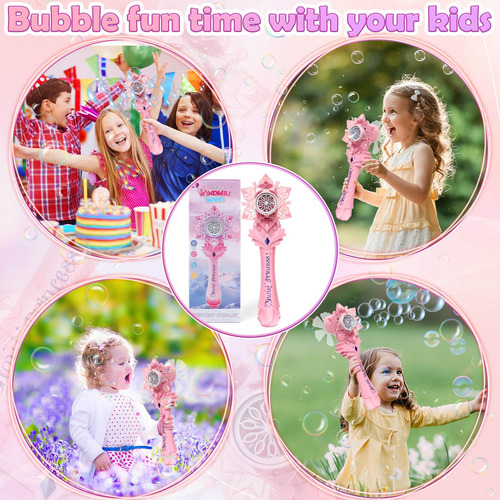 Juguetes Varitas Burbujas Princesa Niñas 3-4 Años Cumpleaños