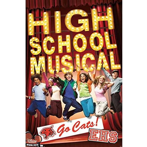 High School Musical ¡vamos Gatos  Póster De Pared, 14...