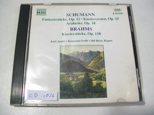 Shumann Brahms · Piano Works ·jenó Jando / B Frith / I  