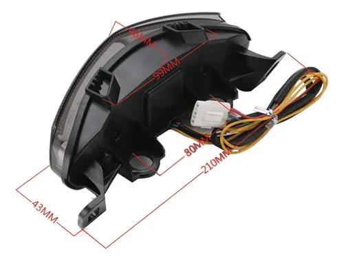For Kawasaki 650r Er6n Er6n Er6f 2009 2010 2011 Led Tailli