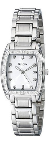 Reloj Bulova 96r162 Highbridge Diamond Bezel Para Mujer