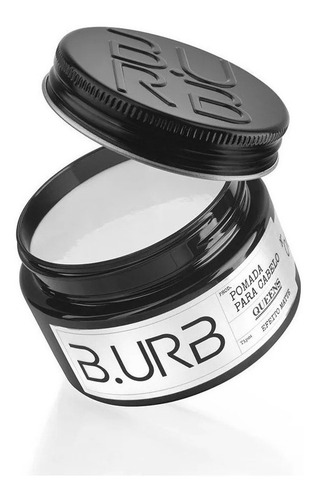 Imagem 3 de 4 de Kit 2x Pomada Modeladora Matte Queens 100g Barba Urbana