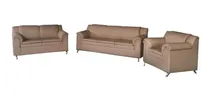 Comprar Muebles Recibos Sofás De 1, 2 Y 3 Puestos Semi Cuero O Tela