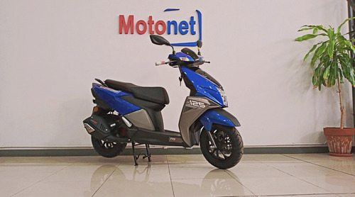 Imagen 9 de 20 de Tvs Ntorq 125 Scooter 0km 2023 Azul Gris Rojo Motonet