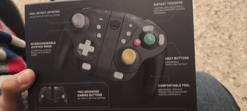 Nyxi Wizard Joycons Nintendo Switch Color Negro Negro (Usado)
